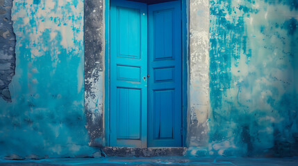Aufkleber - Open blue door