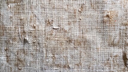 Poster - Texture of linen canvas background