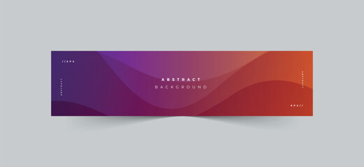 Wall Mural - Gradient style linkedin banner