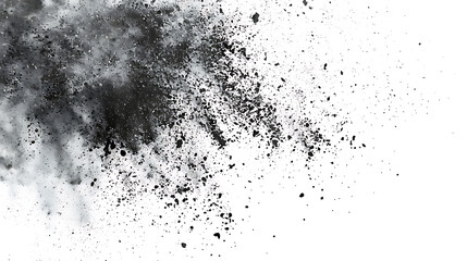 Poster - Abstract texture dust particle and dust grain on white background. dirt overlay or screen effect use for grunge and vintage image style.