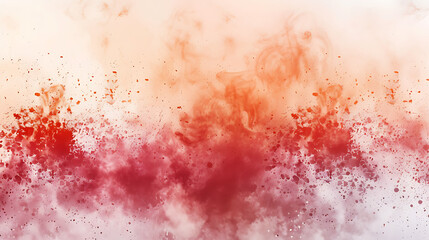 Fototapete - abstract multicolored powder splatted on white background,Freeze motion of color powder exploding