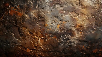 Wall Mural - A textured surface showcasing earthy tones and weathered patterns, ideal for background and abstract designs. 