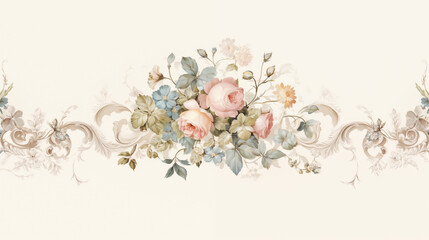 Wall Mural - flower background