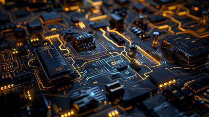 AI circuit design, a combination of machine learning and advanced network technology. 