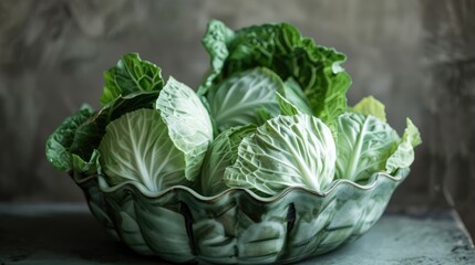 Wall Mural - Cabbage parcels ceramic. Generative AI