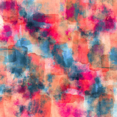 Wall Mural - colorful pink,purple and blue watercolor paint abstract background