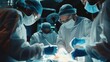 © Penatic Studio - A group of surgeons performing a medical procedure in a sterile operating room