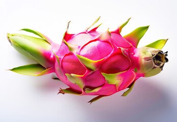 Wall Mural - Dragonfruit on a white background