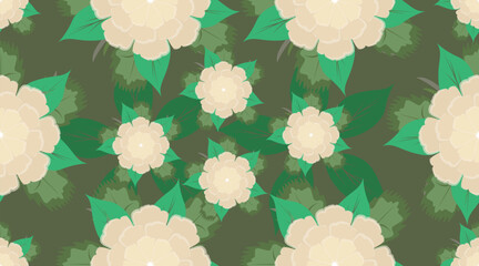 Vector background design fabric pattern, seamless wallpaper, floral pattern, floral design