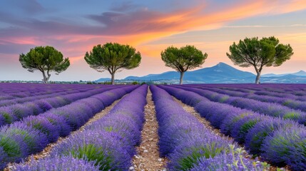 Provence s lavender fields  rural beauty and aromatherapy scents of summer blooms