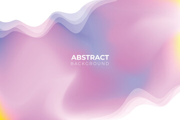 Poster - Modern fluid gradient background with curvy shapes Free Vector