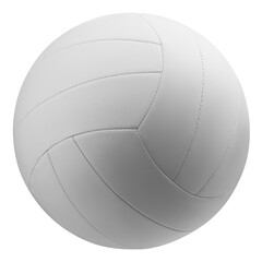 volleyball ball isolated on white background, full depth of field