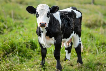 Canvas Print - cows in a field