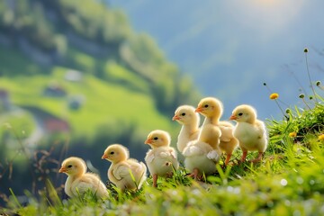 Poster - ducks on the meadow