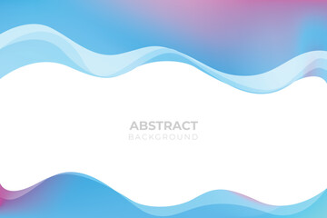 Sticker - Modern fluid gradient background with curvy shapes Free Vector