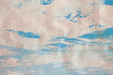 Canvas Print - retro sky pattern