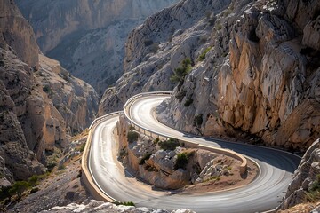 Poster - road to the mountains