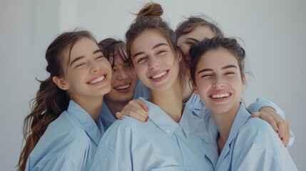 Sticker - The group of smiling women