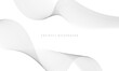 © Biod - Abstract white background with grey wavy lines. Vector illustration with wave stripes