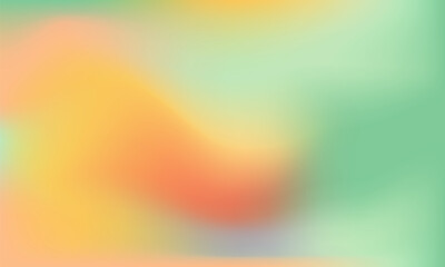 Aufkleber - Color gradient abstract background. Blue, pink and yellow gradation vector texture. Pastel color blur abstract background. Vector illustration