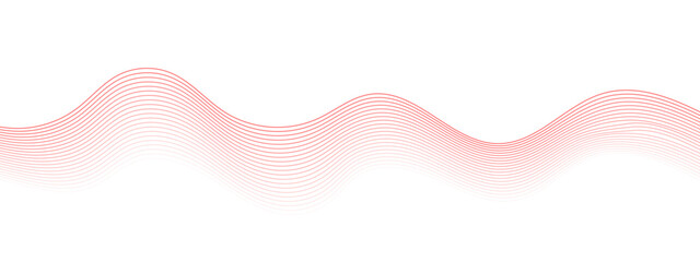 Wall Mural - wavy lines tech futuristic motion background. abstract wave element for design. glowing geometric li