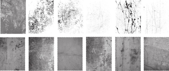 Wall Mural - Grunge Urban Backgrounds set.Texture Vector.Dust Overlay Distress Grain ,Simply Place illustration over any Object to Create grungy Effect .abstract,splattered , dirty, texture for your design. 