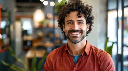 Wall Mural - The smiling casual man