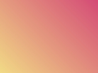 Wall Mural - pastel tone pink yellow gradient abstract photo smooth pantone color background