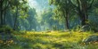 © Nice Seven - Enchanting Forest Oasis: Tranquil Meadow in the Heart of Nature