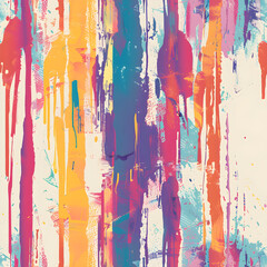 Poster - Colorful abstract pattern dripping paint background