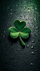 Soft Shamrock Texture St. Patrick's, HD, Background Wallpaper, Desktop Scene. High contrast