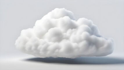 Wall Mural - A white puffy cloud