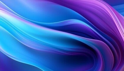 Canvas Print - mesmerizing purple blue colors gradient design for creative works