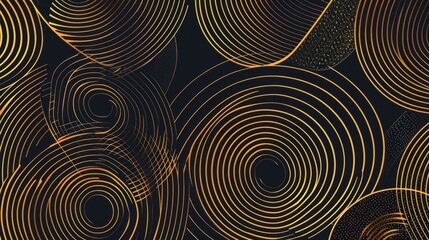 Icons. Abstract geometric line background. Gold luxury. Pattern for cover design, food package, menu, background, cafÃ© wall, coffee shop, web banner --ar 16:9 Job ID: 0b9a