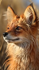 Sticker - red fox vulpes