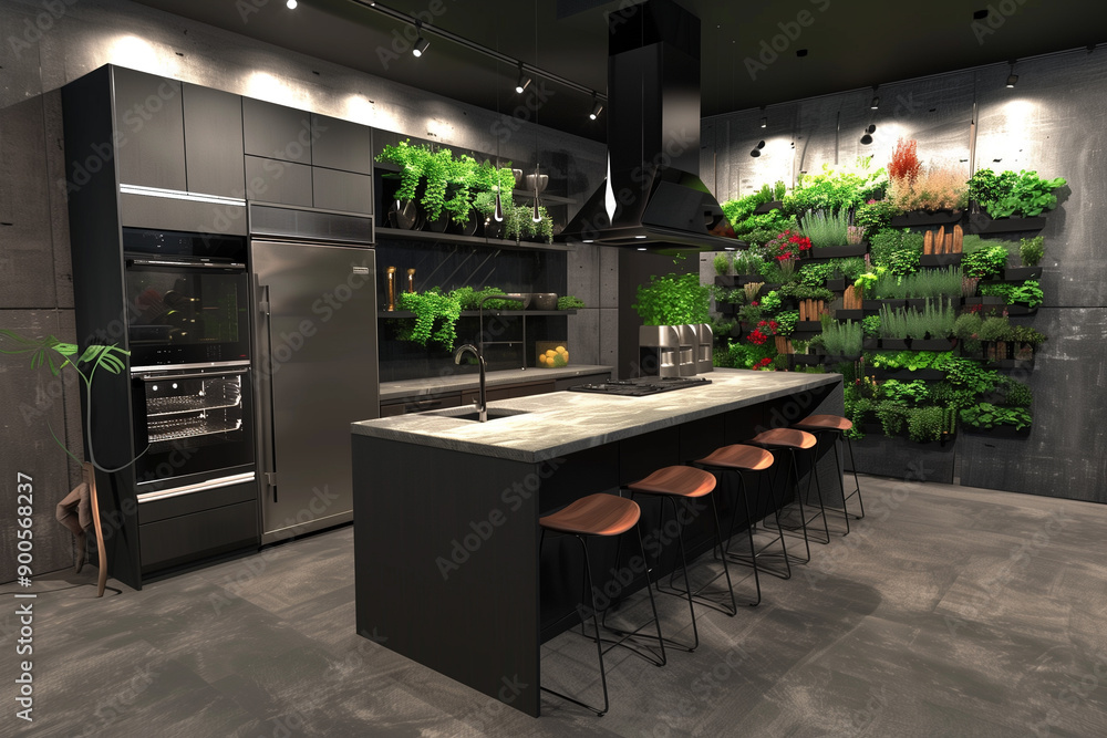 2024 kitchen, showcasing the latest trends in modern interior design ...