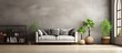 © MINHOO - Modern Living Room with White Sofa and Greenery