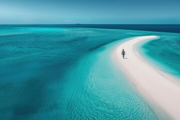 aerial view of beautiful coastline