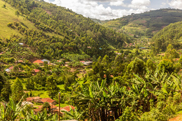 landscape near kabale town, uganda