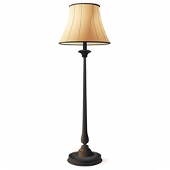 Canvas Print - Elegant Floor Lamp with Shade and Sleek Design