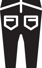 Wall Mural - Trousers Glyph Icon