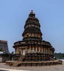 Wall Mural - Sri Vidyashankar Temple in memory of pontiff Sri Vidyashankar in Sringeri, India.