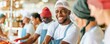 © Kankamol Tama - Multi Racial Communities volunteer food drive bustle service multiracial donate