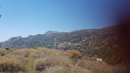 view of the mountains