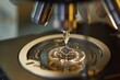 © spyrakot - Cutting Edge Genetic Research: Scientist Injecting Human Embryo Under Microscope