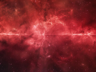 Wall Mural - Red Rectangle Nebula Centered on Wine Background: Stellar Beauty in Deep Red