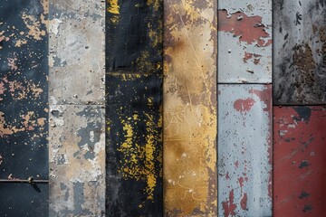 Wall Mural - Paint grunge texture collection