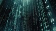 © buraratn - Binary code streaming down a screen, representing digital information and data