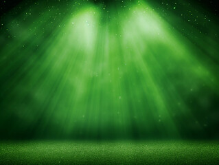 Wall Mural - Green Background with Spotlight