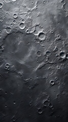 Wall Mural - a close-up view of the moon's surface, showing craters, mountains, and valleys.